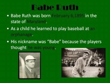 Babe Ruth