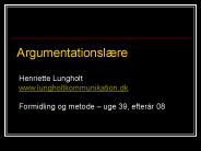 Praktisk argumentation