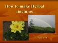 How to make Herbal tinctures PowerPoint PPT Presentation