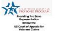 Providing Pro Bono Representation PowerPoint PPT Presentation