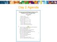 Day 2 Agenda PowerPoint PPT Presentation
