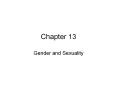 Gender and Sexuality PowerPoint PPT Presentation