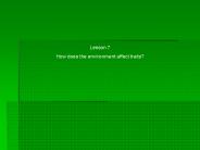 How does the environment affect traits?