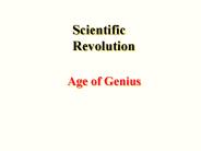 Scientific Revolution