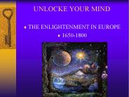 UNLOCKE YOUR MIND