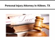 Personal Injury Attorney In Killeen, TX