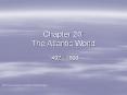 Chapter 20: The Atlantic World PowerPoint PPT Presentation