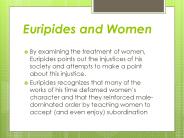 Euripides and Women