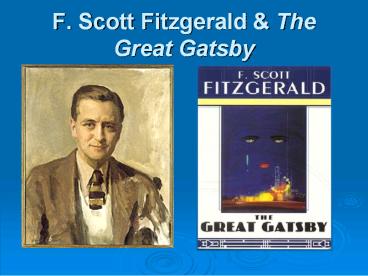 F. Scott Fitzgerald