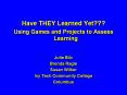 Have THEY Learned Yet??? PowerPoint PPT Presentation