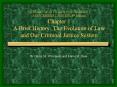 INTRODUCTION TO LAW ENFORCEMENT AND CRIMINAL JUSTICE, 8th Edition Chapter 1 A Brief History: The Evolution of Law and Our Criminal Justice System PowerPoint PPT Presentation