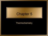Thermochemistry