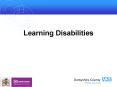 Learning Disabilities PowerPoint PPT Presentation