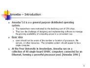 Amoeba -- Introduction