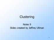 Clustering