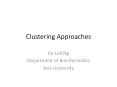 Clustering%20Approaches PowerPoint PPT Presentation