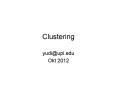 Clustering PowerPoint PPT Presentation