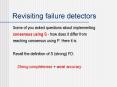 Revisiting failure detectors PowerPoint PPT Presentation