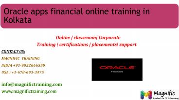 oracle financial online training in canada