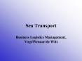 Sea Transport PowerPoint PPT Presentation