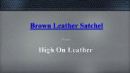 Tanned Leather Laptop Bag - High On Leather