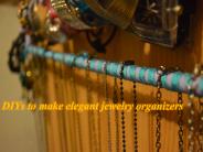 DIYs to make elegant jewelry organizers