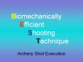 Biomechanically Efficient Shooting Technique PowerPoint PPT Presentation