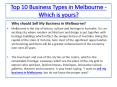 Melbourne City - A Hub to Sell Your Business PowerPoint PPT Presentation