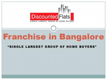 franchises business opportunity in Bangalore