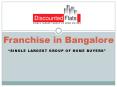 franchises business opportunity in Bangalore
