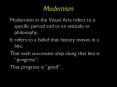 Modernism PowerPoint PPT Presentation