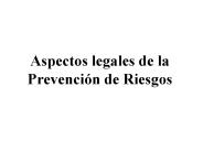 Aspectos legales de la