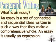 What is an essay?