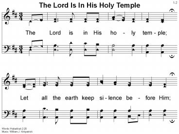 Words: Habakkuk 2:20