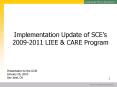 Implementation Update of SCE PowerPoint PPT Presentation