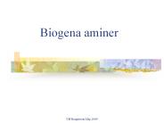 Biogena aminer