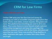 CRM for Law Firms