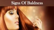 Signs of Baldness