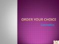 Order Your Choice - Cosmetics