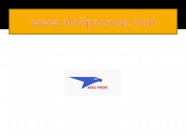 mail marketing services