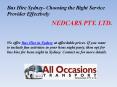 Bus Hire Sydney- Choosing the Right Service Provider Effectively PowerPoint PPT Presentation