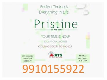 ATS Pristine Resale 9910155922 , Flats Noida