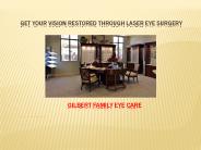 Get Your Vision Restored Through Laser Eye Surgery