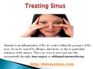 Treating Sinus