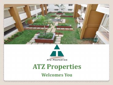 ATZ Estrella Residential Apartments in Whitefield Bangalore