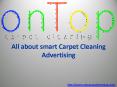 All about smart carpet cleaning advertising. PowerPoint PPT Presentation