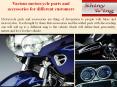 Various motorcycle parts and accessories for different customers PowerPoint PPT Presentation