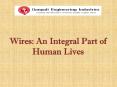 Wires - An Integral Part of Human Lives PowerPoint PPT Presentation