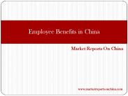Employee Benefits in China