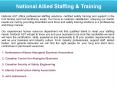 National Allied Staffing & Training PowerPoint PPT Presentation